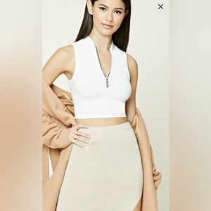White Crop Top Forever 21